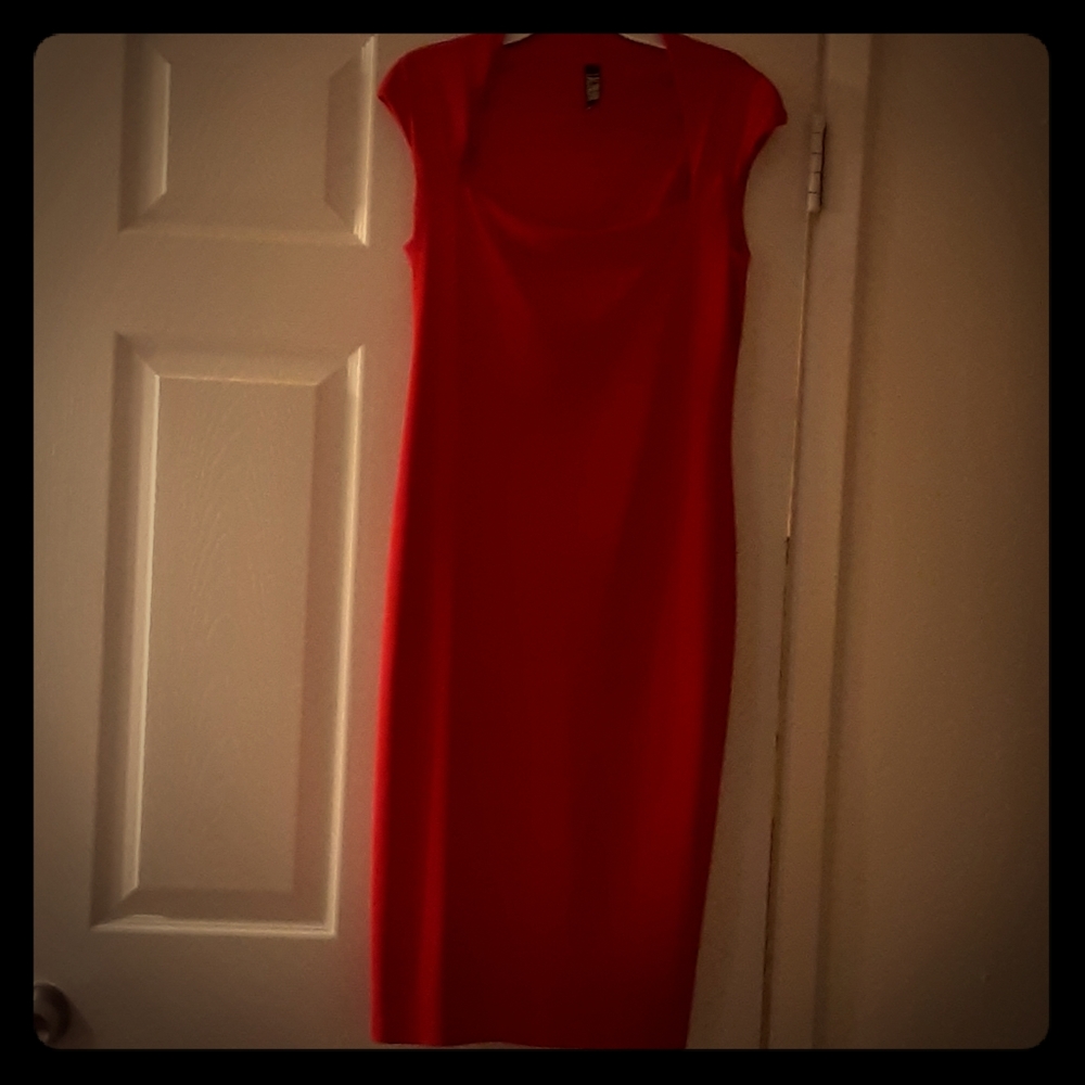 Laundry by Shelli Segal Vtg 90s Womens 4 Dress Red